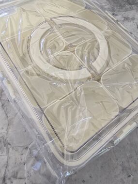 BNIP Clear "Snacklebox" Portable Snack Box w Compartments